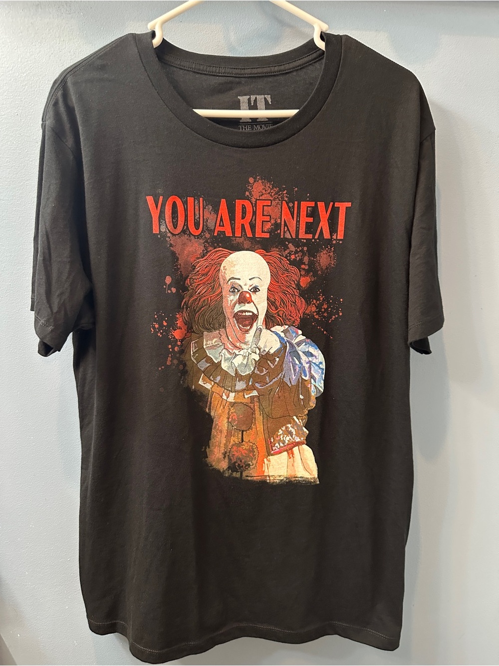 IT Movie "You Are Next" Pennywise Clown T-Shirt Large Unisex NEW Halloween
